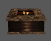 Brown Square Firepit
