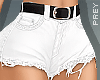 White Shorts + Belt RL