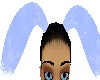 Blue Bunny Ear Hair