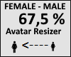 Avatar scaler 67,5%