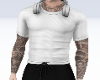 M White Shirt + Headsets