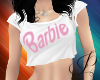 ℘ White T - Barbie