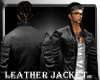 C' Leather Jacket W/shrt