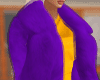 Milan Purple Fur Coat