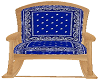 rocking chair band blue