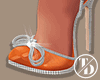|Glitter| Orange Heels