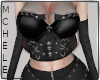 𝖒. Goth Leather Top
