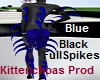 blue/black full spikes