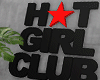 金 Girl Club Sign Black