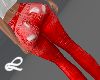 Holiday Red  RippedJeans
