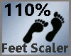 Feet Scaler 110% M
