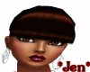 Brownish Red Bangs