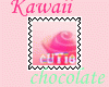 cuteo chocolate stamp