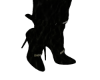 black lather boots