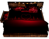 Red Passion Heart Bed