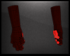 Drk Red Paw Gloves