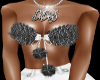 DB- Fur Black White TOP