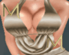 NUDE CURTAIN TOP