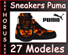 Sneakers  Flames