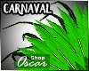 ! Carnaval Green Feather