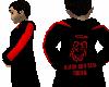 Black n red trend coat