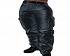 Lthr Pocket Pants-Slate