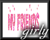 Pink Friends sticker