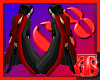 (T68) Ebony & Red Fur