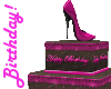 Pink Heel Cake, Birthday
