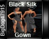 [BD] Black Silk Gown