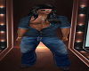Open Jean Shirt Blue