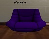 Purple 3 Pose Kiss Chair