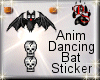 PS Dancing Bat Sticker