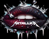 3D METALLICA LIPS