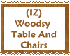 (IZ) Woodsy Table Chairs