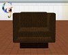 Brown Chenille Box Chair