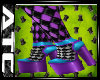 Mad Hatter purple shoes
