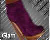G Fall Plum Ankle Boots