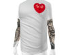 White Tee+ Tattoos