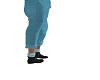 Kids Blk & Blue Boots