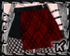 |K| Skirt Red&Black Mesh