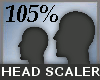 105 % Head Scale -M-