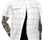 N| Grid Shirt+Tee white