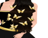 XK*Gold Butterfly Hair