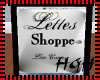 Letters Shoppe Door