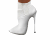 Boots white heels