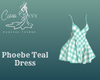 Phoebe Teal Dress