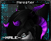 (M|Demon Horns: Purple M