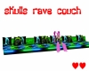 Skulls rave couch