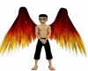 Flaming Angel Wings